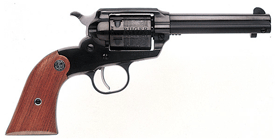 Ruger Bearcat .22 Long Rifle 4-Inch Fixed Sight Revolver with Hardwood Grips and Blued Finish