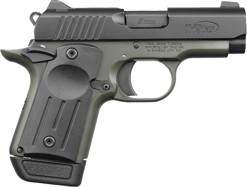 Tristar Protege X Sub Compact 9mm Luger Semi-Auto Pistol with 3.2-inch Barrel and Green Frame