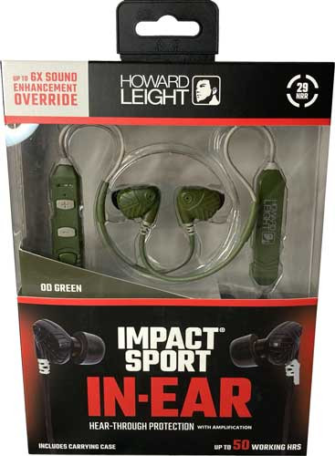 Howard Leight Impact In-Ear Electronic Ear Plug R-02700 with Hear-Through Volume Control