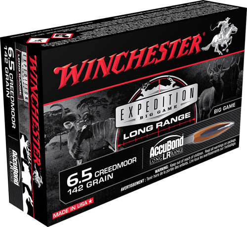 Winchester Ammunition Expedition 6.5 Creedmoor 142-Grain Polymer Tipped Hollow Point - 20 Rounds Per Box