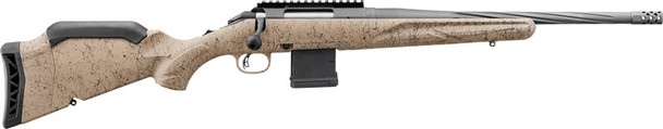Ruger American Gen II Ranch Rifle 16.1-inch Fluted Barrel in Flat Dark Earth with Cobalt Finish
