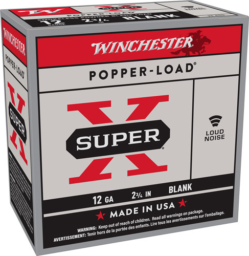 Winchester Ammunition 12 Gauge 2.75-inch Smokeless Blank Shotshells (Part #XP12)