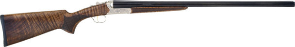 Tristar Bristol Side-by-Side 12-Gauge Shotgun with Walnut Stock and Silver Finish