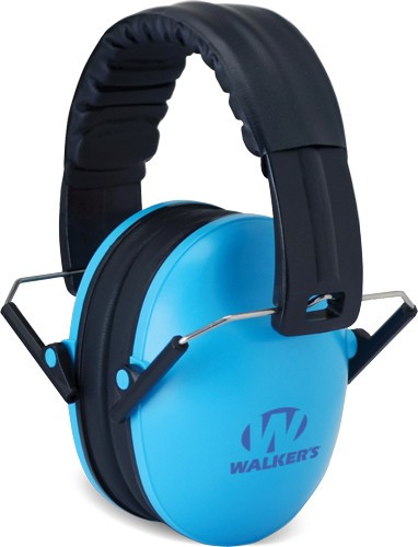 Walkers GWP-FKDM-BL Blue Hearing Protection Ear Muffs for Kids - Noise Reduction 23dB