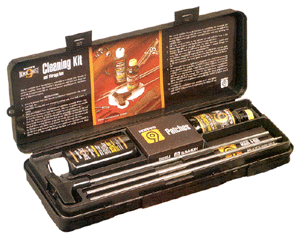 Hoppes Benchrest Cleaning Kit - Universal Rifle and Shotgun Cleaning System with Stainless Steel Rod and Cleaning Supplies