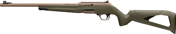 Winchester Wildcat .22LR Semi-Automatic Sporting Rifle with Suppressor Ready Design and Green Synthetic Stock