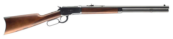 Winchester Model 1892 Short Lever-Action Sporting Rifle with 20-inch Blue Barrel and Walnut Stock
