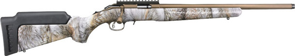 Ruger American .17 HMR Bolt-Action Sporting Rifle with Camo Synthetic Stock