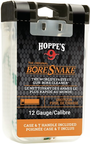 Hoppes Den Boresnake Shotgun .12 Gauge Cleaning Kit with Easy Transport Case