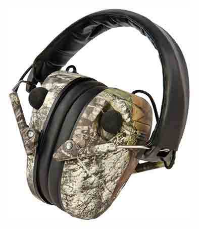 Caldwell E-Max Electronic Ear Muffs with Mossy Oak Break Up Camouflage - 23 dB Noise Reduction
