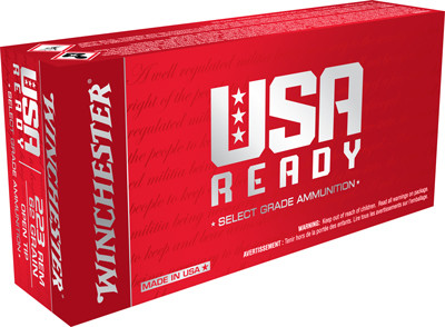 Winchester Ammunition USA Ready .223 Rem JHP 62-Grain Cartridges