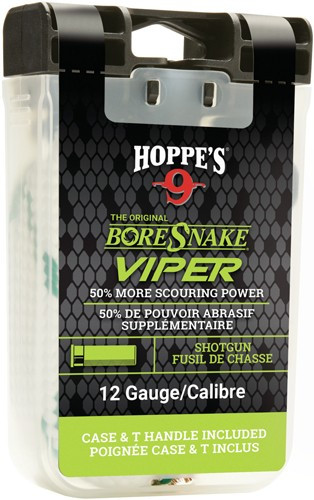 Hoppes BoreSnake Viper Den .12 Gauge Bore Cleaning Kit with Case and Bore Guide