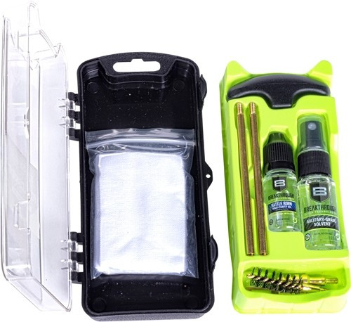 Breakthrough Clean .40 Cal/10mm Pistol Cleaning Kit with Polymer T-Handle and Military-Grade Solvent