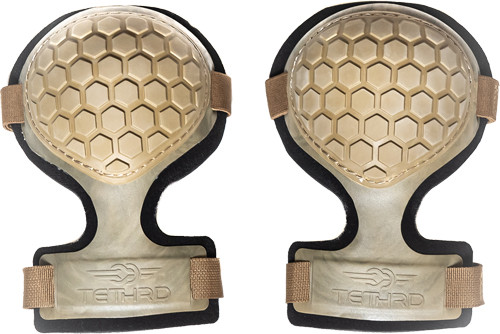 Tethrd LLC KP1 Knee Pads – Durable Tree Stand Accessories with Raised Hexagonal Gripping Lugs