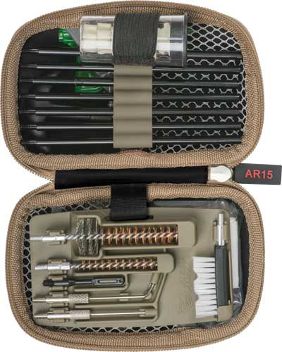 Real Avid Gun Boss AR-15 Cleaning Kit – Complete .22/.223 Caliber Rifle Cleaning System with Nylon Storage Case