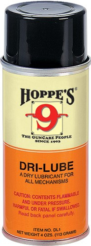 Hoppes Dri-Lube 4 oz Aerosol Lubricant for Metal and Bearings
