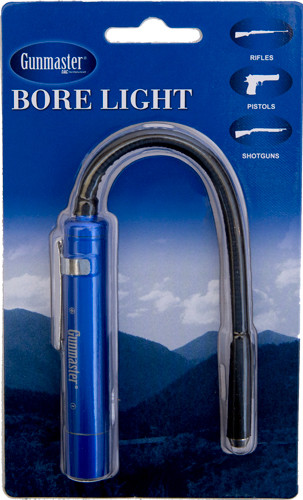 Gunmaster Flex Bore Light for .22 Caliber and Larger – Red LED, Includes AAA Battery