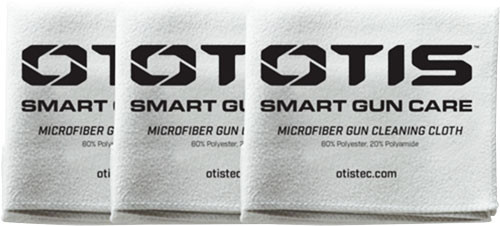 Otis Microfiber Gun Cloth 3-Pack – 12 x 8 Inches, Universal Cleaning Cloths for Firearms, Tools & Optics