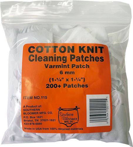 Southern Bloomers .243/.6MM/.25 Cleaning Patches - 200 Count