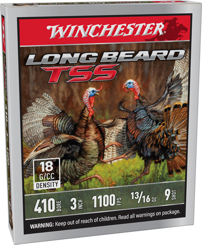 Winchester Ammunition Long Beard TSS 410 Gauge Shotgun Shells - 5 Pack