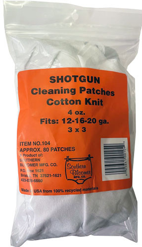 Southern Bloomers .12 Gauge Shotgun Cleaning Patches - 85 Count