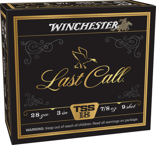 Winchester Ammunition Last Call TSS 28 Gauge Shotshells – 3 Inch, #9 Shot, 7/8 Oz, 1550 FPS