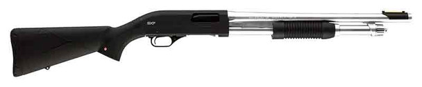 Winchester SXP Marine Defender 12-Gauge Pump Action Shotgun with Chrome Finish and Synthetic Stock