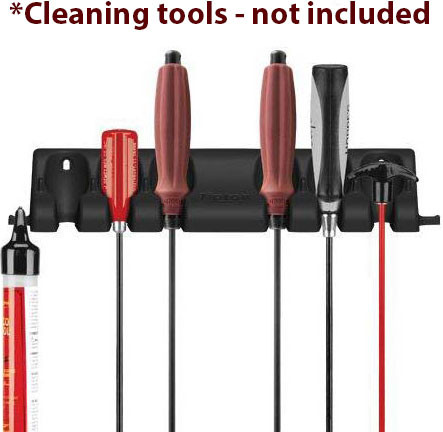 Tipton Cleaning Rod Rack - Polymer Accessory for Organized Gun Maintenance