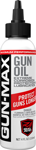 Real Avid Gun Max Gun Oil - High-Performance Cleaning and Lubrication for Firearms