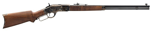 Winchester 1873 Sporter Rifle in 44-40 Win with Polished Blued Finish and Walnut Stock