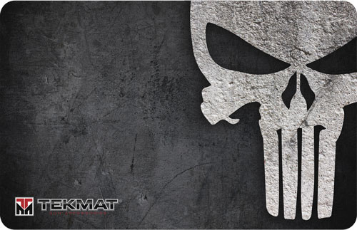 TekMat Armorers Bench Mat with Punisher Emblem - 11 x 17 inches, Neoprene Material