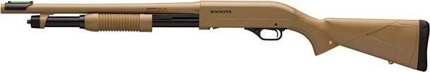 Winchester SXP Defender 12 Gauge Pump Action Shotgun with Flat Dark Earth Finish and Fiber Optic Front Sight