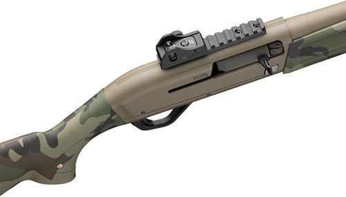 Winchester SX4 Defender 12 Gauge Semi-Auto Shotgun with Camouflage Synthetic Stock and Chrome Finish