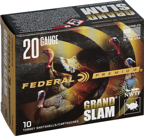 Federal Grand Slam 20 Gauge 3-Inch Shotgun Shells (Part No. PFCX258F5)
