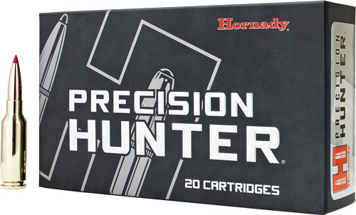 Hornady Precision Hunter 6mm ARC Polymer Tipped Ammunition - 103 Grains, Reloadable, 20 Rounds per Box