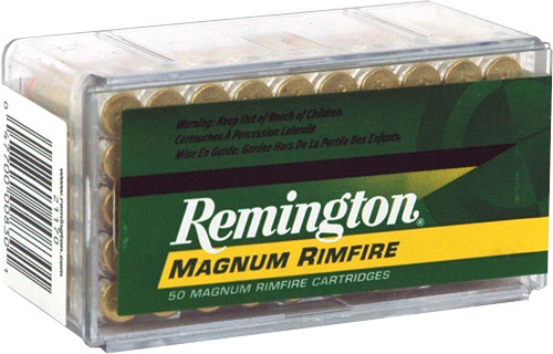Remington 22WMR 40-Grain Jacketed Hollow Point Ammunition – 50 Rounds per Box