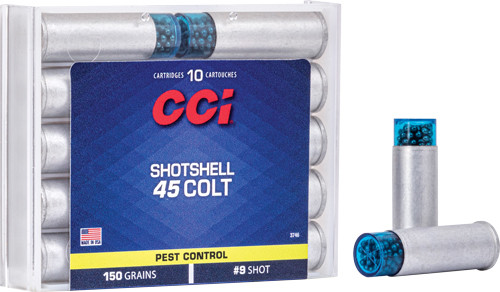 CCI Shotshell 45 Long Colt 150 Grain – Non-Reloadable Shotshell Cartridges