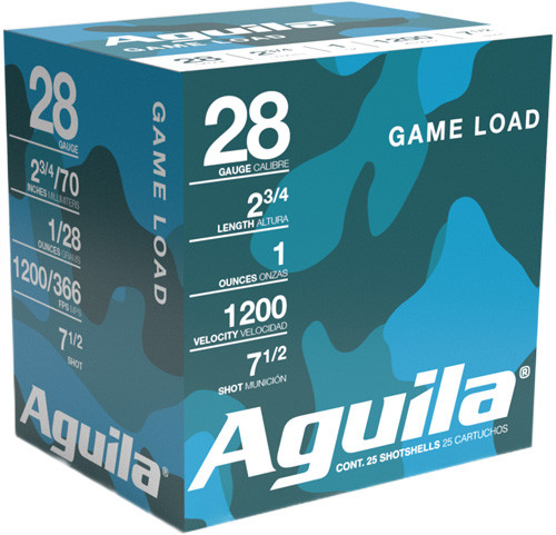 Aguila 28 Gauge Shotshell 2.75 Inch – #7.5 Lead Shot for Precision Shooting