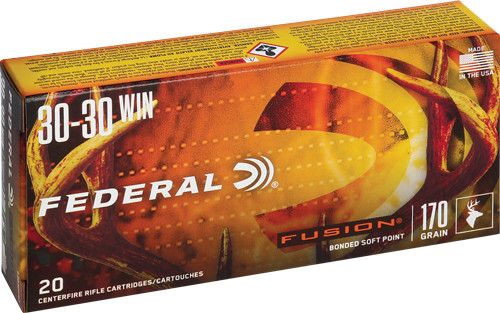 Federal Fusion 30-30 Winchester 170-Grain Soft Point Rifle Ammunition