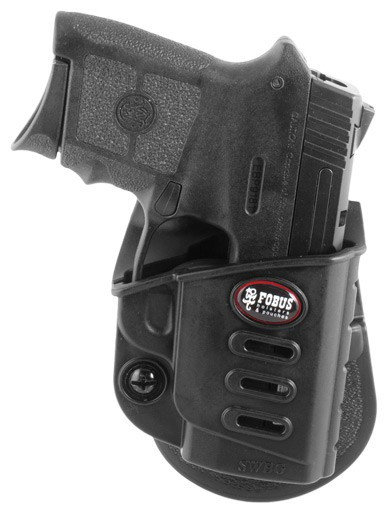 Fobus E2 Paddle Holster for Smith & Wesson M&P Bodyguard .380 with Crimson Trace Laser