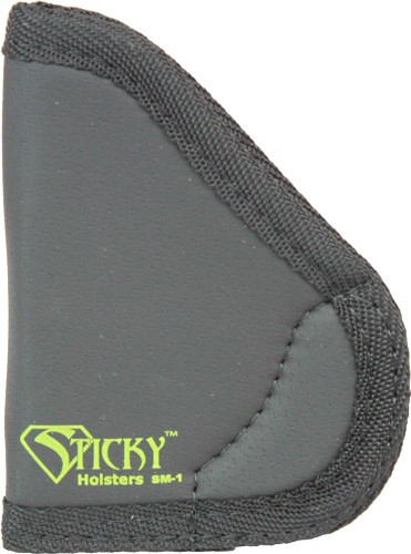 Sticky Holsters Micro Handgun Pocket Holster for Up to 2.5-Inch Barrels, Ambidextrous Black - Model SM-1