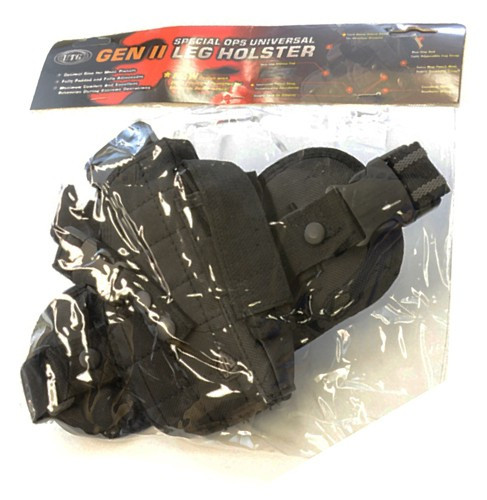 UTG Special Ops Drop-Leg Holster for Medium & Large Autos, Right Hand, Black Nylon PVCH178B