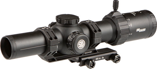 Sig Sauer Tango MSR 1-6x24 FFP Tactical Rifle Scope with Alpha MSR 1-Piece Mount
