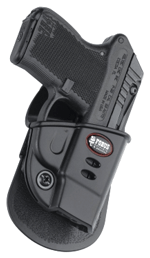 Fobus E2 Paddle Holster for Kel-Tec P-3AT & Ruger LCP - Right Hand, Black, High Density Polymer