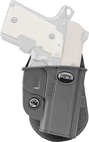 Fobus KMSG E2 Paddle Holster for Sig P938 and Kimber Micro - Black High Density Polymer