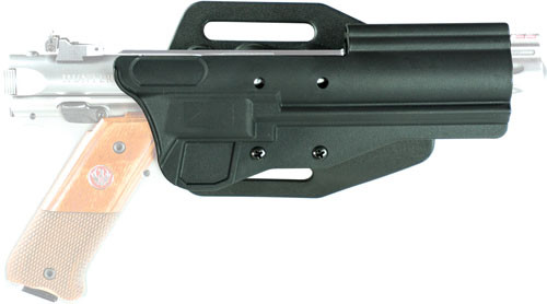Tactical Solutions Holster High Ride Black for Ruger Mark II & III – Ambidextrous Polymer Belt Retention System