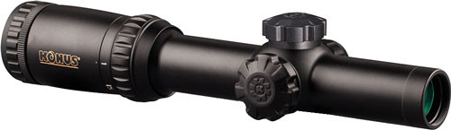 Konus Scope KonusPro M30 1-6x24 Tactical Rifle Scope with Illuminated Circle Dot Reticle