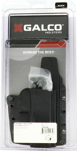 Galco Corvus Belt/Inside Waistband Holster for Glock 48 - Black KYDEX