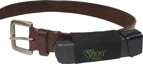 Sticky Holsters Belt Slider Universal Magazine Pouch - Black Nylon Belt Clip Carrier