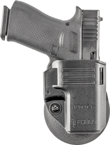 Fobus Holster APENDIX AMBI for Glock 48/43X – Polymer Concealed Carry Holster with Paddle, Ambidextrous Design